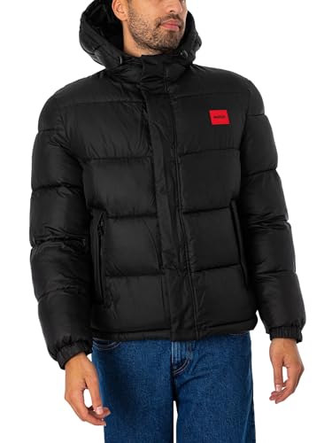 HUGO Herren Balin2341 Outerwear Jacket, Black1, L EU von HUGO