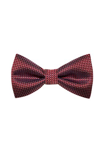 HUGO Herren Big bow tie Fliege aus Seiden-Jacquard mit dezentem Muster von HUGO