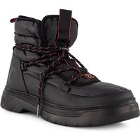 HUGO Herren Boots schwarz Material-Mix von HUGO