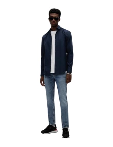 HUGO Herren C-Jenno Shirt, Navy413, 41 von HUGO