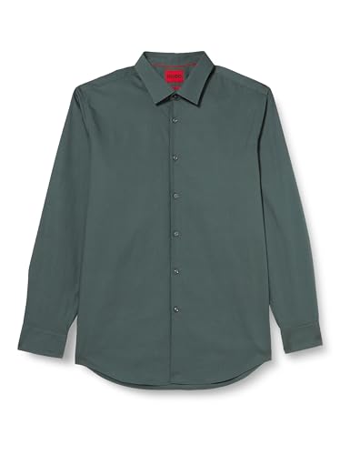 HUGO Herren C-Jenno Shirt, Dark Green307, 39 von HUGO