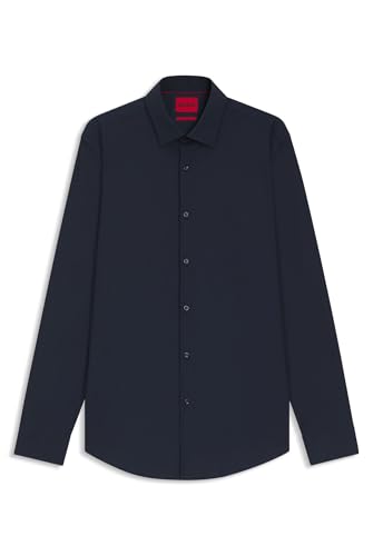HUGO Herren C-Jenno Shirt, Navy413, 47 von HUGO
