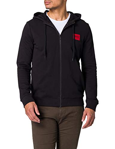 HUGO Herren Daple212 Pullover, Black1, S EU von HUGO