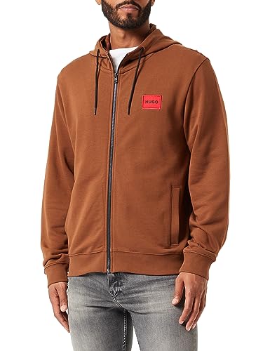 HUGO Herren Daple212 Sweatshirt, Rust/Copper224, XL EU von HUGO