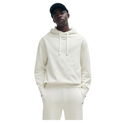HUGO Herren Dapo Sweatshirt, Open White121, XXL EU von HUGO