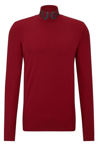 HUGO Herren Dardini233 T-Shirt, Dark Red604, M EU von HUGO