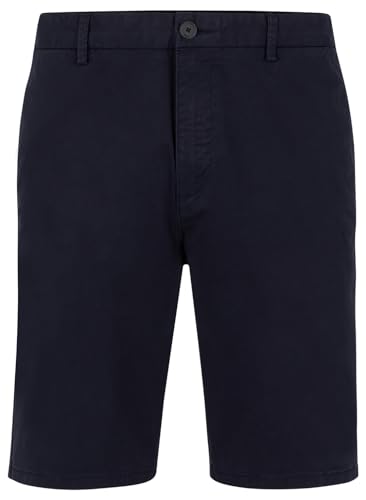 HUGO Herren David222SD Slim-Fit Chino-Shorts aus elastischer Baumwoll-Gabardine Dunkelblau 29 von HUGO