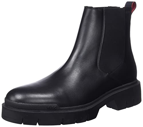 HUGO Herren Denzel_Cheb_bo Chelsea-Stiefel Black1 44 von HUGO