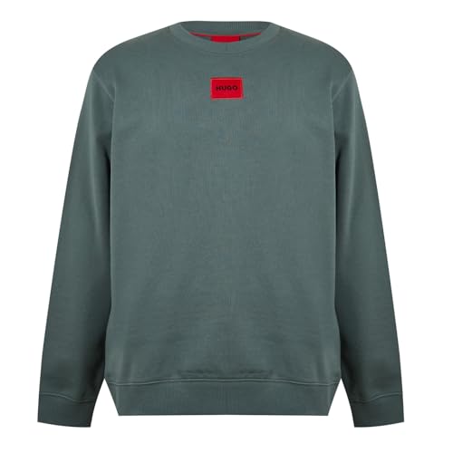 HUGO Herren Diragol212 Sweatshirt, Dark Green307, S EU von HUGO