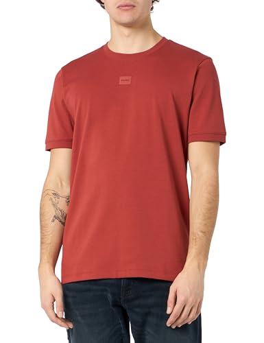 HUGO Herren Diragolino_h T-Shirt, Dark Red609, L EU von HUGO