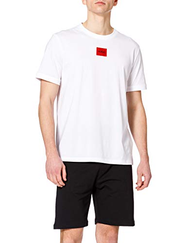 HUGO Herren Diragolino212 T-Shirt, White100, S EU von HUGO