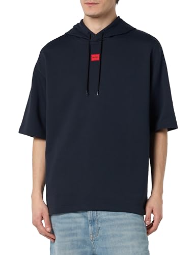 HUGO Herren Dresley232 Sweatshirt, Dark Blue405, S EU von HUGO