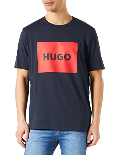 HUGO Herren Dulive222 T Shirt, Dark Blue405, XL EU von HUGO