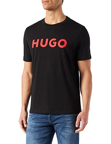 HUGO Herren Dolive T Shirt, New - Black001, S EU von HUGO