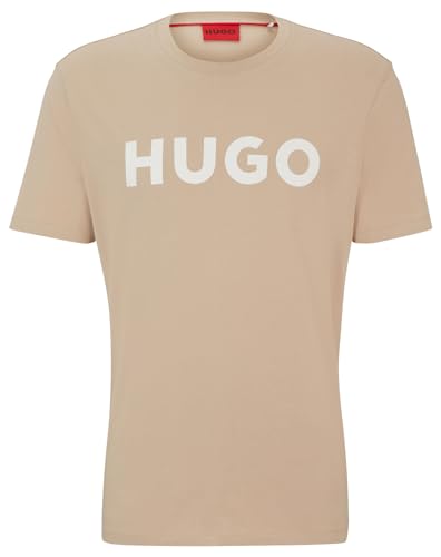 HUGO Herren Dulivio T-Shirt, Medium Beige267, M EU von HUGO