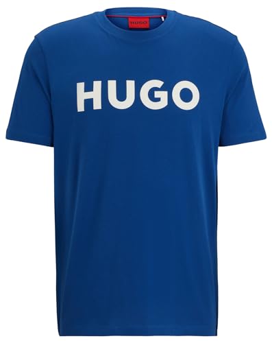 HUGO Herren Dulivio T-Shirt, Medium Blue420, S EU von HUGO