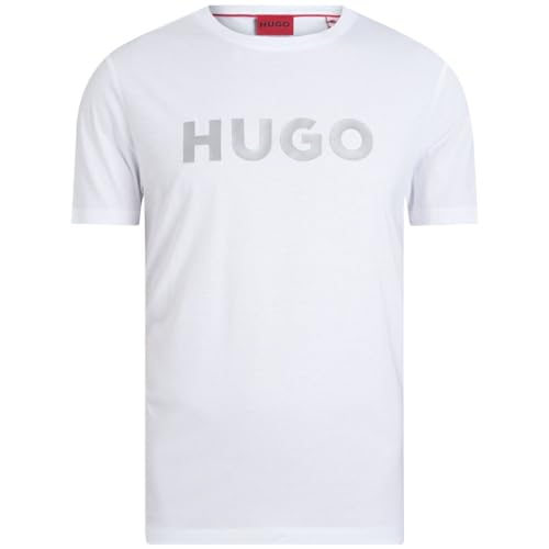 HUGO Herren Dulivio_u241 T-Shirt, White100, S EU von HUGO