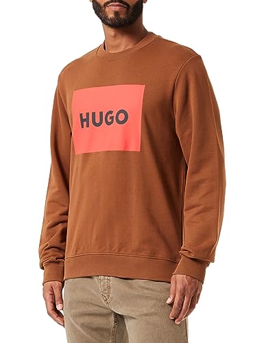 HUGO Herren Duragol222 Sweatshirt, Rust/Copper224, XL EU von HUGO
