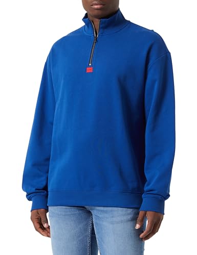 HUGO Herren Durty Sweatshirt, Medium Blue420, L EU von HUGO