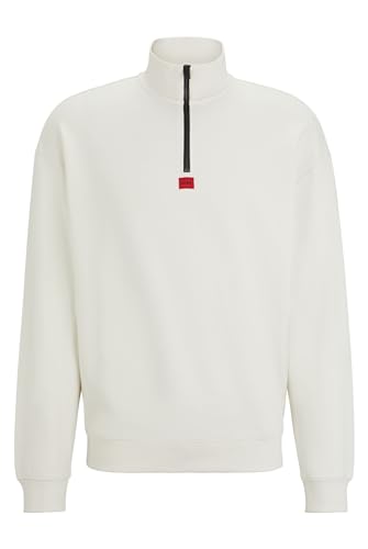 HUGO Herren Durty Sweatshirt, Open White121, S EU HUGO Herren Durty Sweatshirt, Open White121, S EU von HUGO