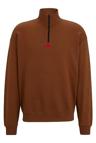 HUGO Herren Durty Sweatshirt, Rust/Copper224, XS EU von HUGO