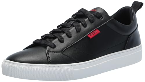 HUGO Herren Essential Two Tone Suede Low Top Sneaker, Himbeerrot, 41 EU HUGO Herren Essential Two Tone Suede Low Top Sneaker, Himbeerrot, 41 EU von HUGO