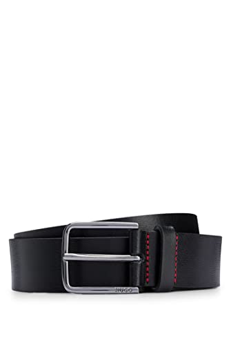 HUGO Herren Gerik_sz35 Belt, Black1, 80 EU von HUGO