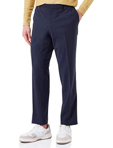 HUGO Herren GetlinM204X Slim-Fit Hose aus Stretch-Gewebe Dunkelblau 52 von HUGO