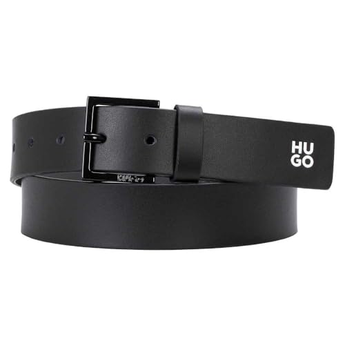 HUGO Herren Giove tip_sz35 BELT, Black1, 105 EU von HUGO