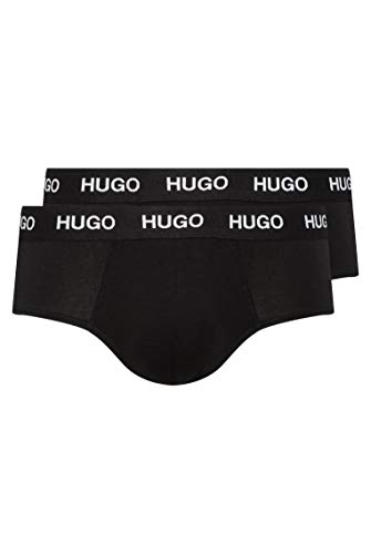 HUGO Herren HIPBRIEF TRIPLETPACK Slip, Black1, S (3er Pack) von HUGO