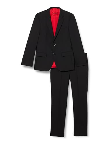 HUGO Herren Henry/Getlin232x Suit, Black1, 52 EU von HUGO