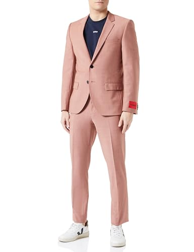 HUGO Herren Henry/Getlin232x Suit, Dark Red609, 52 EU von HUGO
