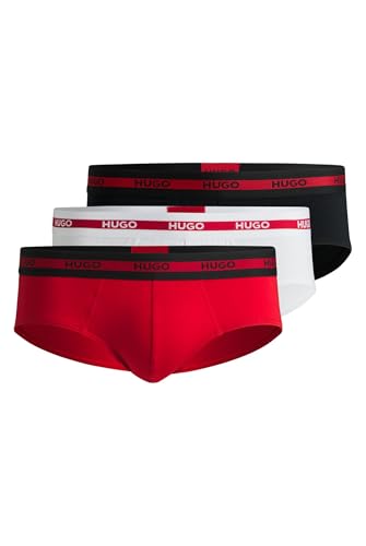 HUGO Herren Hipbr Triplet Planet Brief, Bright Red621, S EU HUGO Herren Hipbr Triplet Planet Brief, Bright Red621, S EU von HUGO