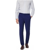 HUGO Herren Hose blau Woll-Stretch von HUGO