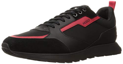 HUGO Herren Icelin_Runn_nypu Sneaker, Black6, 42 EU von HUGO