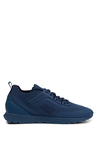 HUGO Herren Icelin_Runn_rkn A Sneakers Dark Blue408 44 von HUGO