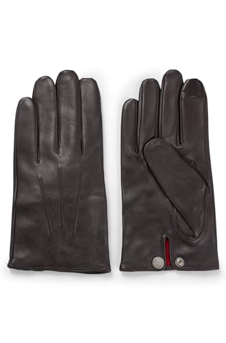 HUGO Herren Jaan GLOVES, Dark Brown204, 10 EU von HUGO