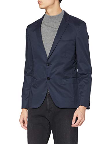 Hugo Herren Anfred182 Jacke, Blau (Dark Blue 406), Medium (Herstellergröße: 50) von HUGO