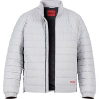 HUGO Herren Steppjacke grau Mikrofaser unifarben HUGO Herren Steppjacke grau Mikrofaser unifarben von HUGO