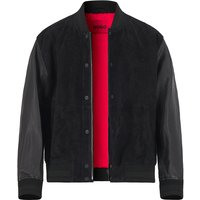 HUGO Herren Collegejacke schwarz unifarben von HUGO