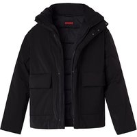 HUGO Herren Jacke schwarz unifarben von HUGO