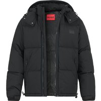 HUGO Herren Daunenjacke schwarz Nylon unifarben von HUGO