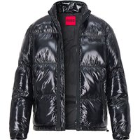 HUGO Herren Steppjacke schwarz Nylon unifarben von HUGO