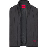 HUGO Herren Steppweste schwarz Nylon unifarben von HUGO