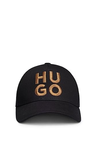 HUGO Herren Jude-lu Cap, Black1, Einheitsgröße EU von HUGO