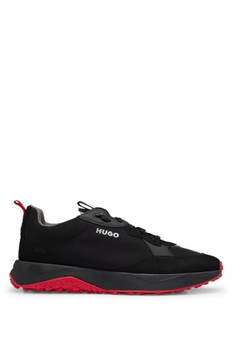 HUGO Men Kane_Runn_mfny_N Sneaker Black 47 EU von HUGO