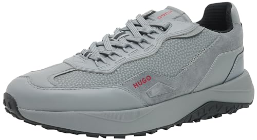 HUGO Herren Kane_Runn_ltmx Running, Medium Grey, 42 EU von HUGO