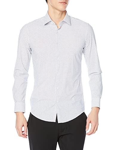 HUGO Men's Kenno 2 Shirt, Open White198, 43 von HUGO