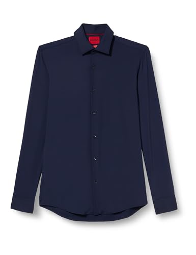 HUGO Herren Kenno Shirt, Navy412, 44 EU von HUGO