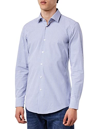 HUGO Herren Kenno Shirt, Open Blue479, 36 EU von HUGO